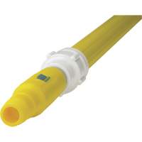 Deck Scrub Handle, Brush/Pad Holder, Yellow, Telescopic, 62"-113" L Seagulf Marine Industries Inc.