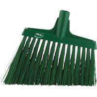 Angle Broom Head, X-Coarse Bristles, 12", Polyester, Green Seagulf Marine Industries Inc.