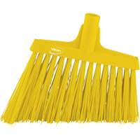 Angle Broom Head, X-Coarse Bristles, 12", Polyester, Yellow Seagulf Marine Industries Inc.