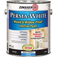 Peinture int&eacute;rieure Mold & Mildew-Proof Perma-White, 3,78 L, Gallon, Blanc Seagulf Marine Industries Inc.