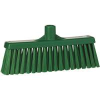 Upright Broom Head, Medium Bristles, 12", Polyester, Green Seagulf Marine Industries Inc.