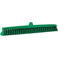ColorCore Push Broom, Fine Bristles, 24", Polypropylene, Green Seagulf Marine Industries Inc.