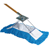 Dust Mop with Frame & Handle, Slip On Style, Yarn, 36" L x 5" W Seagulf Marine Industries Inc.