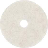 Natural Blend Pad, 17", Burnishing, White Seagulf Marine Industries Inc.