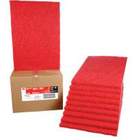 Carpet Bonnet Pad, 14" x 20", Buffing/Cleaning, Red Seagulf Marine Industries Inc.