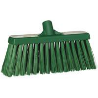 Heavy-Duty Push Broom, Stiff Bristles, 13", Polyester, Green Seagulf Marine Industries Inc.