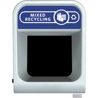 Conteneur pour d&eacute;chets de recyclage m&eacute;lang&eacute;s Configure, Vrac, Acier, 45 gal. US Seagulf Marine Industries Inc.