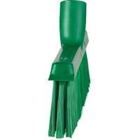 Dustpan Broom with Angled Thread, Medium Bristles, 10", Polyester, Green Seagulf Marine Industries Inc.