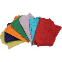 Recycled Material Wiping Rags, Cotton, Mix Colours, 25 lbs. Seagulf Marine Industries Inc.