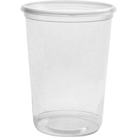 Magik 32 oz. Clear Deli Container without Lid, Plastic, Round Seagulf Marine Industries Inc.