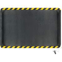 Tapis conductible Hog Heaven, 4' la x 6' lo, 5/8" &eacute;paisseur, Noir/Jaune, Nitrile Seagulf Marine Industries Inc.