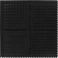 Tuile de centre modulaire Hog Heaven III Comfort, Ondul&eacute;, 3' x 3' x 3/4", Noir, Nitrile Seagulf Marine Industries Inc.