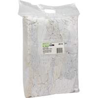 Recycled Material Wiping Rags, Cotton, White, 10 lbs. Seagulf Marine Industries Inc.