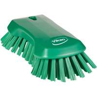 Hand Brush, Extra Stiff Bristles, 9-1/10" Long, Green Seagulf Marine Industries Inc.