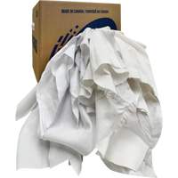 Chiffons recycl&eacute;s, Coton, Blanc, 10 lb Seagulf Marine Industries Inc.
