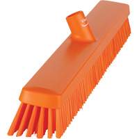 Heavy-Duty Push Broom, Fine/Stiff Bristles, 24", Orange Seagulf Marine Industries Inc.