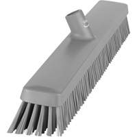 Heavy-Duty Push Broom, Fine/Stiff Bristles, 24", Grey Seagulf Marine Industries Inc.