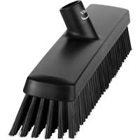 Push Broom Head, Fine/Stiff Bristles, 16-1/2", Polyester/Polypropylene, Black Seagulf Marine Industries Inc.
