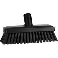 Compact Wall/Deck Broom, Stiff Bristles, 8-9/10", Polyester/Polypropylene, Black Seagulf Marine Industries Inc.