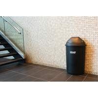 Half-Round Garbage Bin, Polyethylene, 21 US gal. Seagulf Marine Industries Inc.