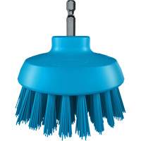HyDrive Round Drill Brush, Extra Stiff Bristles, 3-1/10" Long, Blue Seagulf Marine Industries Inc.