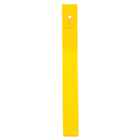 Rail Post, Steel, 10-3/4" L x 24" H, Yellow Seagulf Marine Industries Inc.