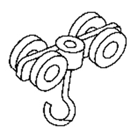 Rouleau double en acier pour rail de roulement de murs-rideaux Seagulf Marine Industries Inc.