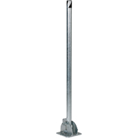 Fold-Down Bollards, Steel, 42" H x 1-3/4" W, Silver Seagulf Marine Industries Inc.