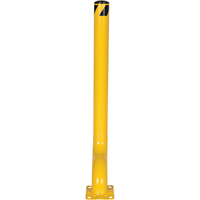 Offset Bollard, Steel, 54" H x 4-1/2" W, Yellow Seagulf Marine Industries Inc.