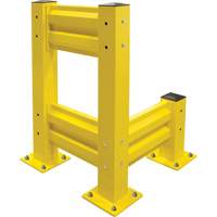 Industrial Safety Guard Rail, Steel, 19" L x 12" H, Safety Yellow Seagulf Marine Industries Inc.