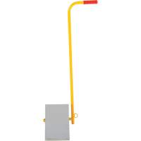 Cale de roues en aluminium avec poign&eacute;e, 7" la x 11-7/8" p x 7-11/16" h Seagulf Marine Industries Inc.