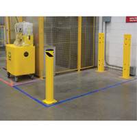 Safety Bollard, Steel, 36" H x 5-1/2" W, Yellow Seagulf Marine Industries Inc.