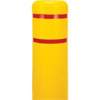 Polyethylene Bollard Cover, 6-5/8" Dia. x 52" L, Red/Yellow Seagulf Marine Industries Inc.