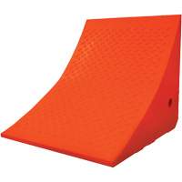 70 Ton Large Equipment Wheel Chock, Urethane, Orange Seagulf Marine Industries Inc.