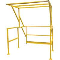 Mezzanine Safety Gate, 70" L x 77" H, 78" Raised, Yellow Seagulf Marine Industries Inc.