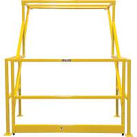 Mezzanine Safety Gate, 70" L x 77" H, 78" Raised, Yellow Seagulf Marine Industries Inc.