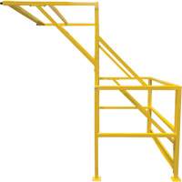 Mezzanine Safety Gate, 70" L x 77" H, 78" Raised, Yellow Seagulf Marine Industries Inc.