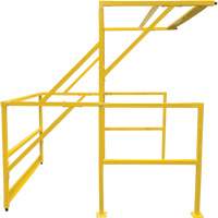 Mezzanine Safety Gate, 70" L x 77" H, 78" Raised, Yellow Seagulf Marine Industries Inc.