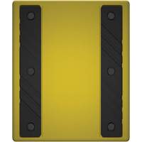 Cale de roue ultra-robuste pour l'exploitation mini&egrave;re Checkers Safety sans support, PEHD, Jaune, 14-1/2" la x 17-1/2" p x 16" h Seagulf Marine Industries Inc.