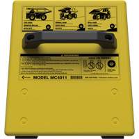 Cale de roue ultra-robuste pour l'exploitation mini&egrave;re Checkers Safety sans support, PEHD, Jaune, 14-1/2" la x 17-1/2" p x 16" h Seagulf Marine Industries Inc.