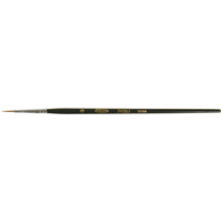 Pinceau d'artiste, Largeur de la brosse de 1/16", Martre rouge, Manche &agrave; Bois Seagulf Marine Industries Inc.