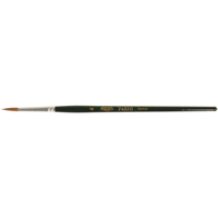 Pinceau d'artiste, Largeur de la brosse de 1/8", Martre rouge, Manche &agrave; Bois Seagulf Marine Industries Inc.