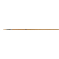 Pinceau de forme ronde en soies blanches pures pour marquage, Largeur de la brosse de 9/64", Soie blanche, Manche &agrave; Bois Seagulf Marine Industries Inc.