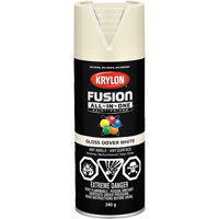 Peinture &agrave; pulv&eacute;riser tout en un Fusion, Blanc Dover, Brillant, 12 oz, Canette a&eacute;rosol Seagulf Marine Industries Inc.