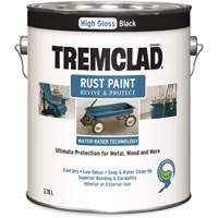 Tremclad&reg; Water-Based Rust Paint, 3.78 L, Gallon, Black Seagulf Marine Industries Inc.