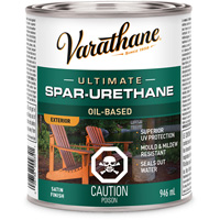 Rev&ecirc;tement &agrave; fini diamant pour bois Varathane, 946 ml, Transparent, Satin Seagulf Marine Industries Inc.
