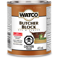 Watco&reg; Butcher Block Oil & Finish, 473 ml, Clear, Transparent Seagulf Marine Industries Inc.