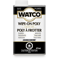 Watco&reg; Wipe-on Poly Stain, 473 ml, Clear, Gloss Seagulf Marine Industries Inc.