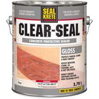 Seal-Krete&reg; Protective Sealer, 3.78 L, Water-Based, Gloss, Clear Seagulf Marine Industries Inc.