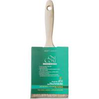 Pinceau pour murs et moulures One Coat, Soie blanche, Manche Bois, Largeur de 4" Seagulf Marine Industries Inc.